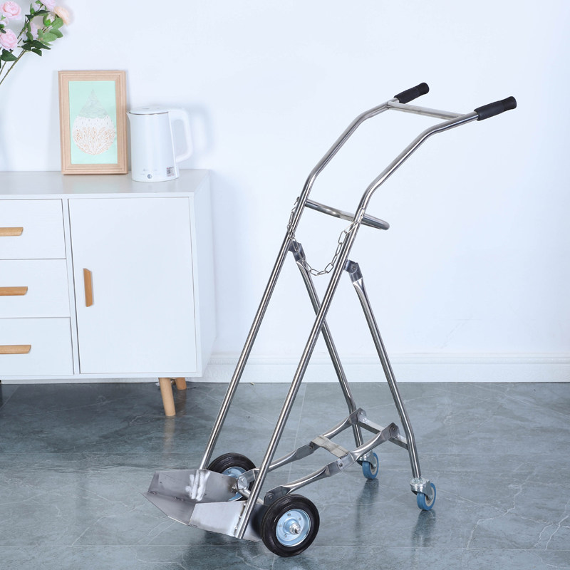 40L oxygen cylinder stainless steel cart acetylene nitrogen argon cylinder truck industrial gas liquefied steel cylinder thickened