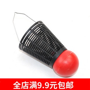 Traditional fishing gear Fishing bait cage Bait fixed-point badminton bait spreader Wild fishing fishing black