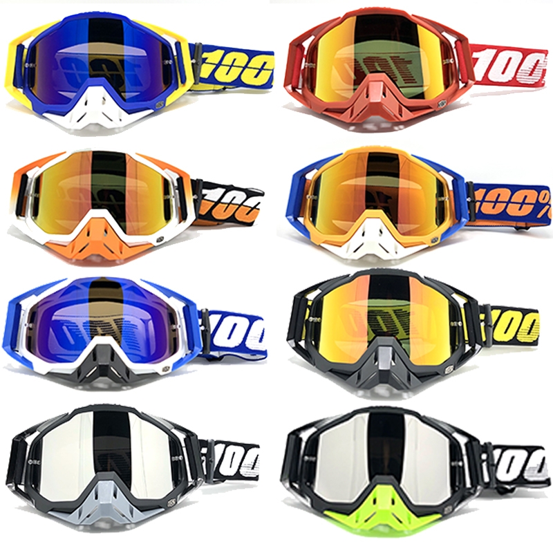 100 % windglass motorcycle windglass outdoor cycling goggles race off country helmet glasses