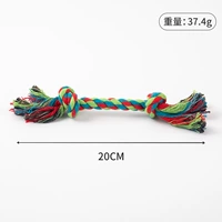 Двойная сечение хлопковая веревка среднего цвета случайно