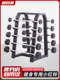 Commercial Fixed Barbell with Round Head, One-Piece Rubber-Coated Straight Bar and Curved Bar Barbell Set, Barbell Rack, Home Fitness Equipment