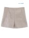 European and American Style New Autumn and Winter High-Waisted Woolen Shorts, Loose Casual Wide-Leg Pants High Waisted Shorts