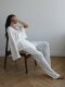 European and American New Style Loose Long-Sleeved Top and Pants Two-Piece Loungewear Set