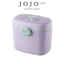 JOJOS L PD flowers rice flour storage jar large capacity sealed jar baby food supplement) Dohua