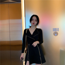 Fata-style retro skirt collection waist light and undercooked windy with small sub two sets of dress and dress and thickened underskirt for autumn and winter