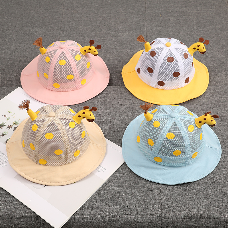 Baby Cap Slim Summer Baby Fisherman Hat Cute Super Cute Boy Girl Sun Hat Mesh Sunscreen Basin Hat
