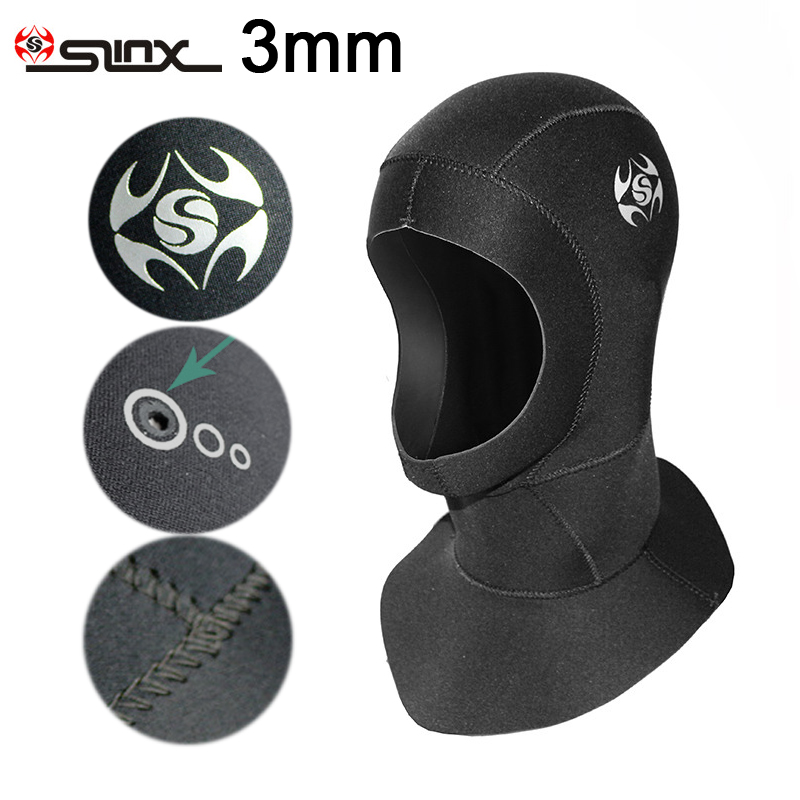 New listing SLINX diving headgear Cold 3mm waterproof warm ear protection diving headgear Diving cap