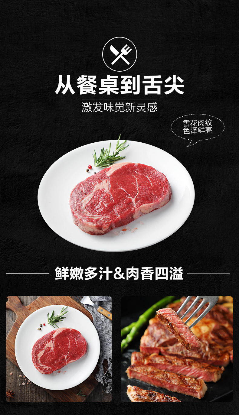 正大食品 非腌制 进口原肉整切牛排 10袋/1300g 券后148.9元包邮 买手党-买手聚集的地方