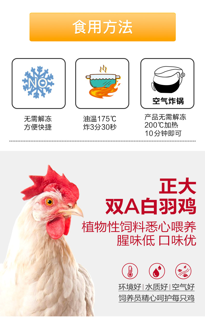 CP正大食品 爆浆鸡排 480g*2袋 图5