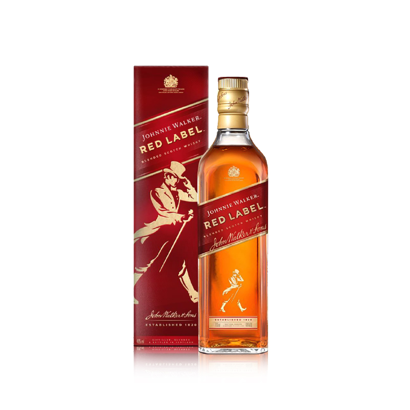 Johnnie Walker 尊尼获加红牌红方威士忌酒进口洋酒700ml顺丰