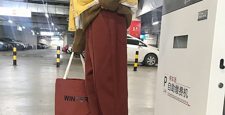 仔 艺 Quần nam mới mùa đông hoang dã thường xuyên rạng rỡ xu hướng Hàn Quốc quần chín dày quần đùi nam