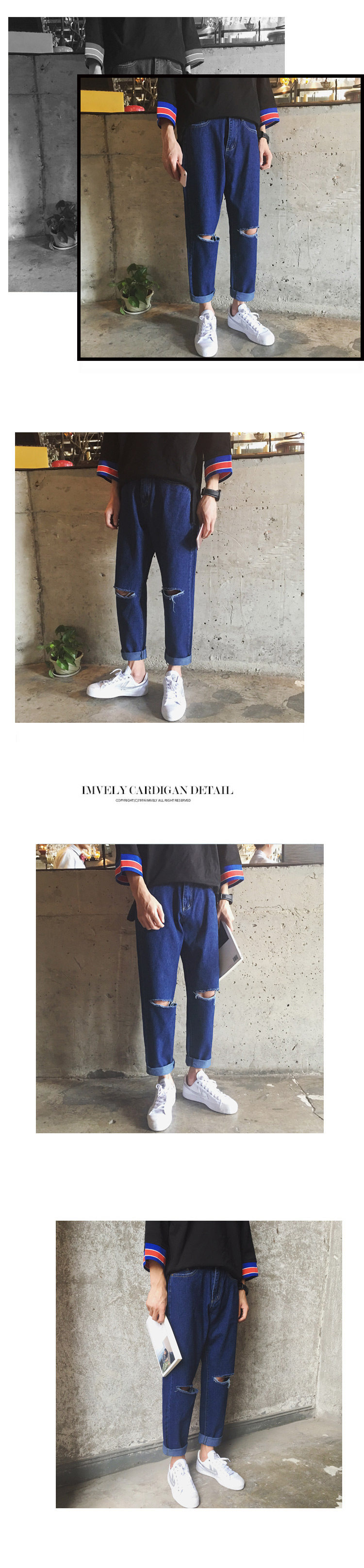 Jeans pour adolescent pour Quatre saisons - Ref 1480614 Image 27