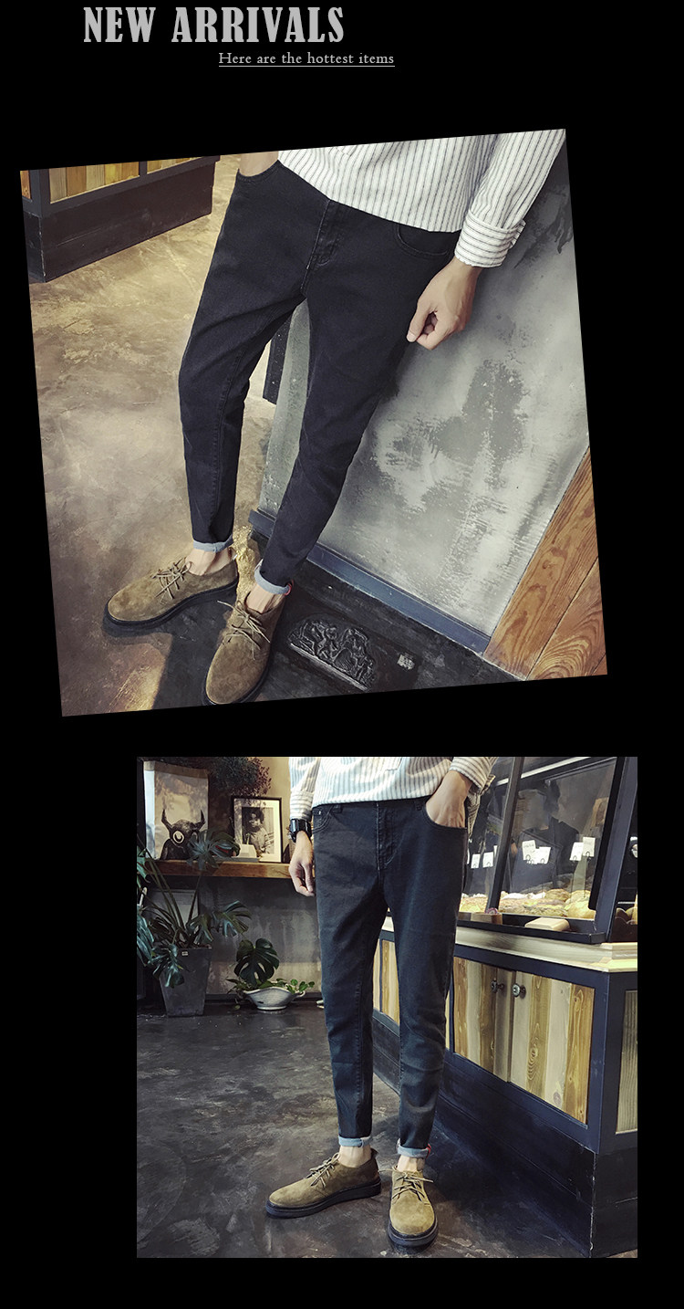 Jeans pour adolescent pieds Slim pour automne - Ref 1480696 Image 32