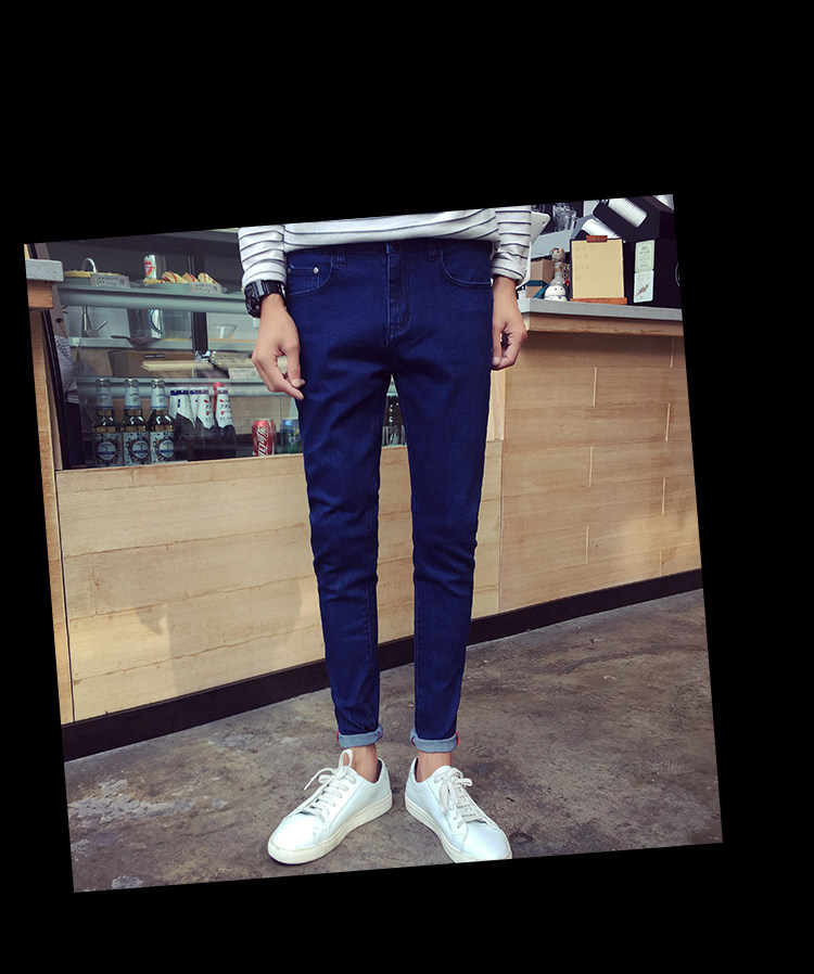 Jeans pour adolescent pieds Slim pour automne - Ref 1480696 Image 40