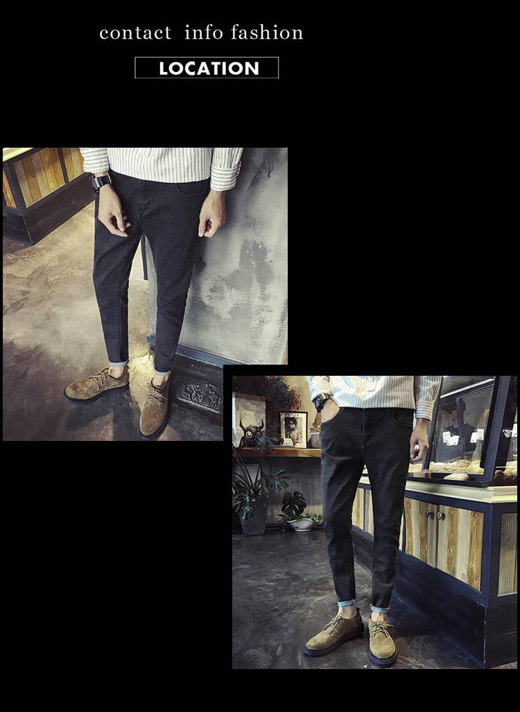 Jeans pour adolescent pieds Slim pour automne - Ref 1480696 Image 27