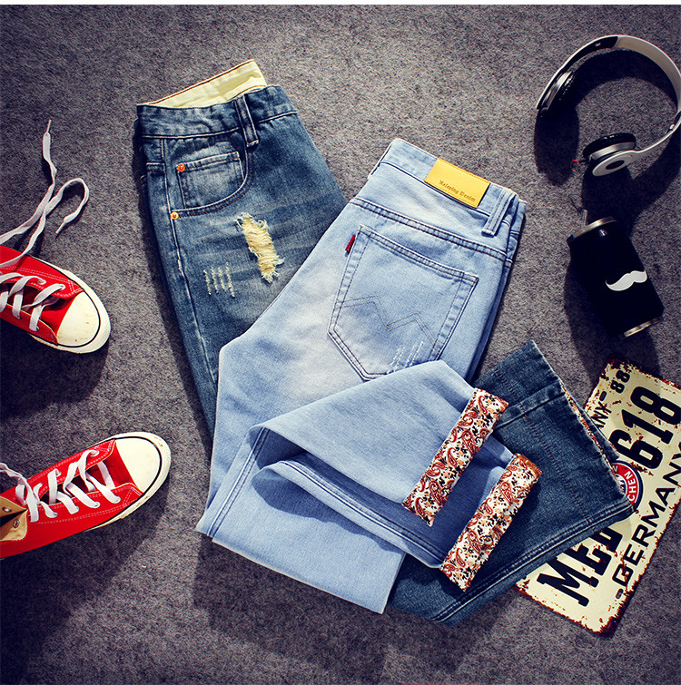 Jeans pour adolescent Sarouel en CVC pour printemps - Ref 1480677 Image 43