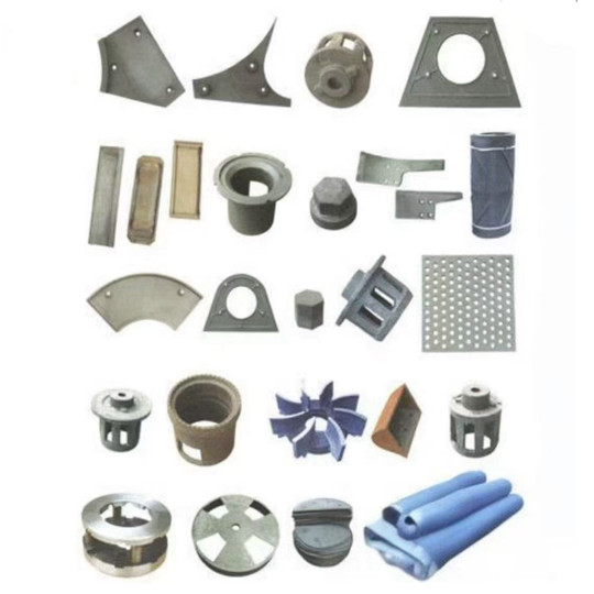 抛丸机配件钢丸耐磨叶片顶侧墙端护板滤芯定向套吊钩橡皮滚分丸轮