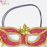 Сексуальная красная маска для принцессы, повязка для глаз для взрослых, xэллоуин, выпускной вечер