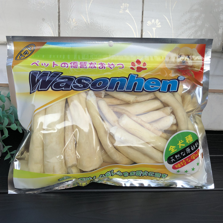 Fahrenheit Heng tail bone bite grinding teeth 500g authentic bone calcium bite into dog grinding tooth stick puppy to clean the teeth