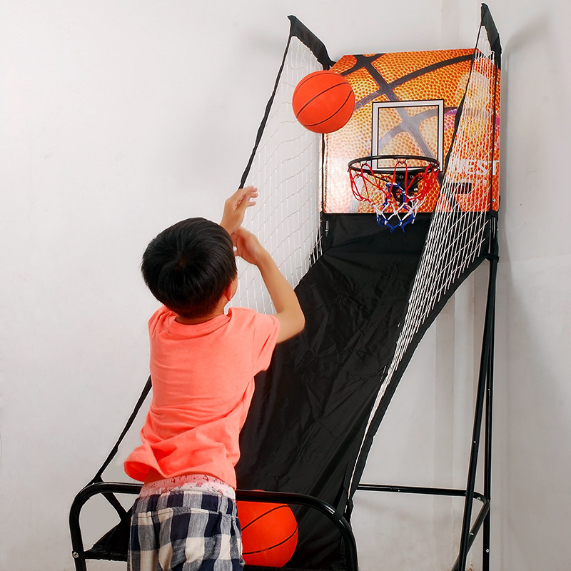 [USD 88.79] Special Price Double Basketball Throwing Machine Children