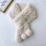 Двусторонний шарф, удерживающая тепло накидка, в корейском стиле