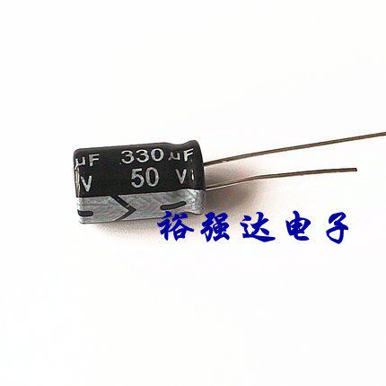 High-quality direct plug 16V330UF aluminum electrolytic capacitor 16 volts 330 microfarads