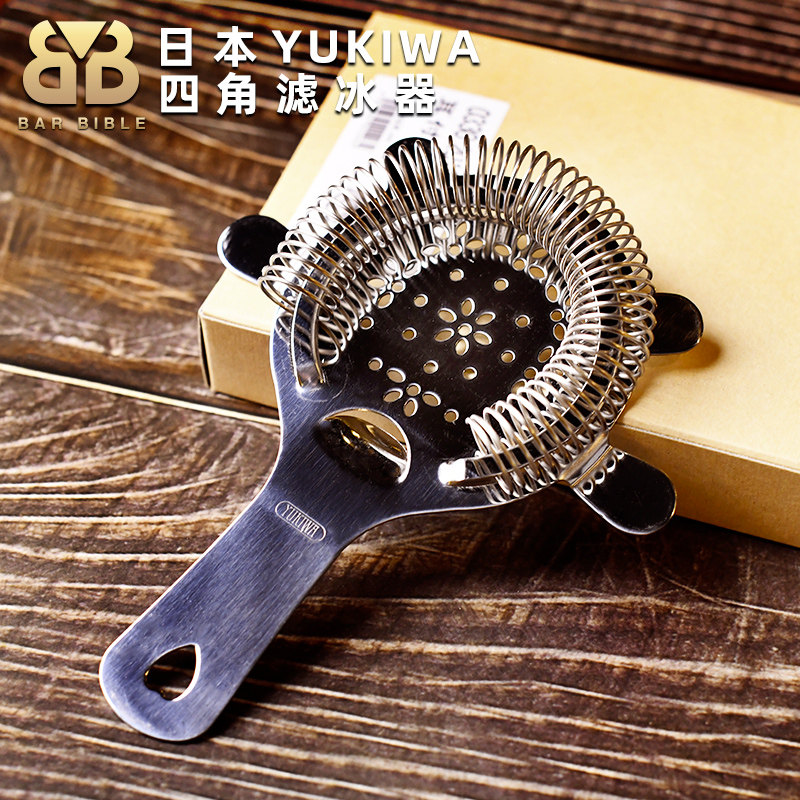 Bar Conditioning Wine Japan Import YUKIWA Four-corner filter Ice Filter Gold Filter Strainer Strainer Drain for wine Use