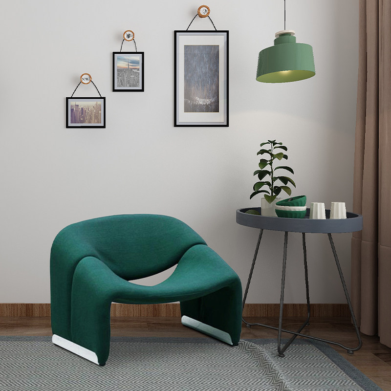 Creative light luxury Nordic streamer home computer single sofa leisure office M chair foreign designer furniture