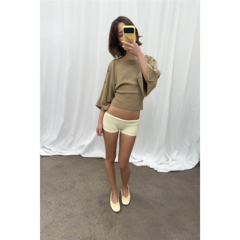 Za Original Spring New Casual Off-Shoulder Wide-Breasted Cape Sleeve Knitted Pullover Top 5536026 Za Original Spring New Casual Off-Shoulder Wide-Breasted Cape Sleeve Knitted Pullover Top 5536026