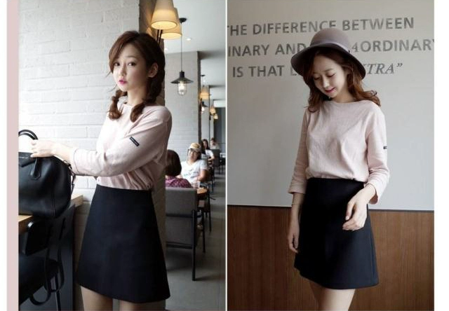 Mùa hè 2019 nữ mới một váy váy chữ size lớn eo cao hoang dã thon thả thon dài chuyên nghiệp váy váy