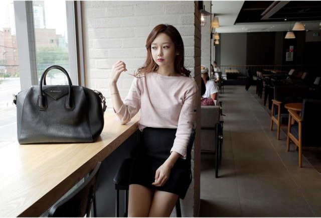 Mùa hè 2019 nữ mới một váy váy chữ size lớn eo cao hoang dã thon thả thon dài chuyên nghiệp váy váy chân váy big size