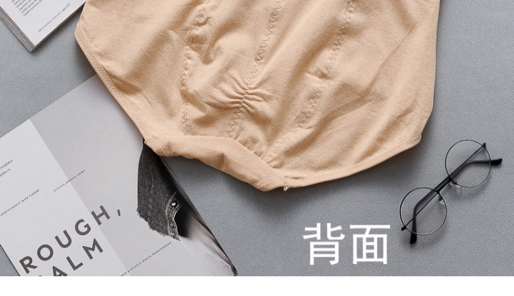 Kích thước siêu lớn mùa thu và mùa đông cotton sau bụng quần nữ eo giữa giảm béo cơ thể eo hông hông định hình quần béo mm đồ lót quần lót nữ thun lạnh bóng