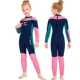 Đồ bơi một mảnh cho bé gái, Áo ấm mùa đông cho bé trai, Trẻ lớn, Áo tắm Wetsuit dài tay chống lạnh cho trẻ em - Bộ đồ bơi của Kid