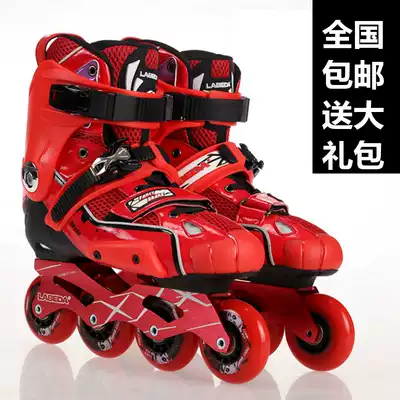 Adult HV roller skating brake shoes crazy show upgraded version of skates high-end fancy in-line wheels professional flat flower skates