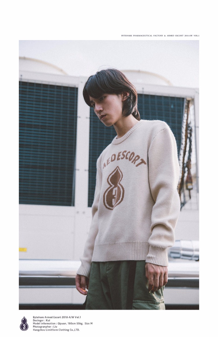 Bytehare chơi dược phẩm × bảng phi tiêu M19 mùa thu và mùa đông bầu hoa dệt kim vòng cổ lỏng lẻo những người yêu thích áo len cardigan nữ