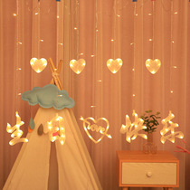 led small colored lights creative birthday scene decoration room bedroom layout full Sky happy birthday curtain light