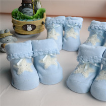 (You from the stars) Every baby must have a pair of newborn cotton three-dimensional socks) Styling socks