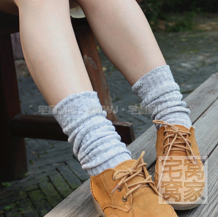 (3 Double) Comfort Good Goods Double Wire Knitwear FROTH SOCKS Combed Pure Cotton Vegetarian Color Pine BASKET SOCKS