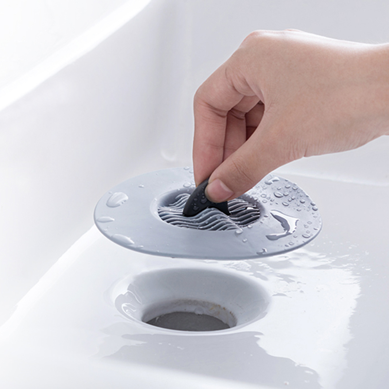 Shangqi Powder room Floor drain cover Sink filter Bathroom anti-blocking sewer Shower room Bathroom anti-insect