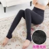 Tingmei Youpin cộng với quần legging nhung nữ bên trong và bên ngoài mặc quần bó màu da thịt mùa thu và mùa đông dày cotton ấm áp - Quần nóng lên Quần nóng lên