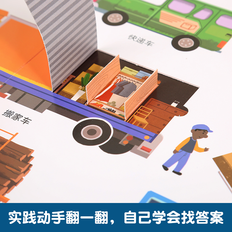 会动的交通工具立体书 适合0~10岁儿童 图4