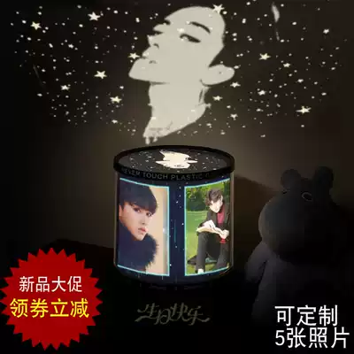 Idol trainee Cai Xukun Fan Chengcheng Chen Linong Huang Minghao Zhu Zheng Ting Lin Yanjun around the same projection lamp