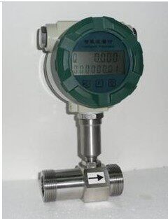 LWGY Water Liquid Turbine Flow Meter Displays Intelligent Liquid Turbine Flow Sensor on site 