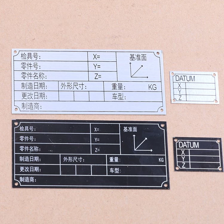 Công cụ kiểm tra tự động các bộ phận tiêu chuẩn 32 * 25 110 * 50 đáy nhôm tham chiếu tọa độ cơ sở - Thiết bị đóng gói / Dấu hiệu & Thiết bị bảng chức danh