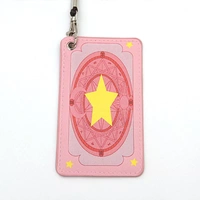Woody Sakura dây buộc Đa dạng Sakura Magic Kaka đặt cô gái Thẻ Cullo thẻ ma thuật hai nhân dân tệ bao đựng thẻ căn cước