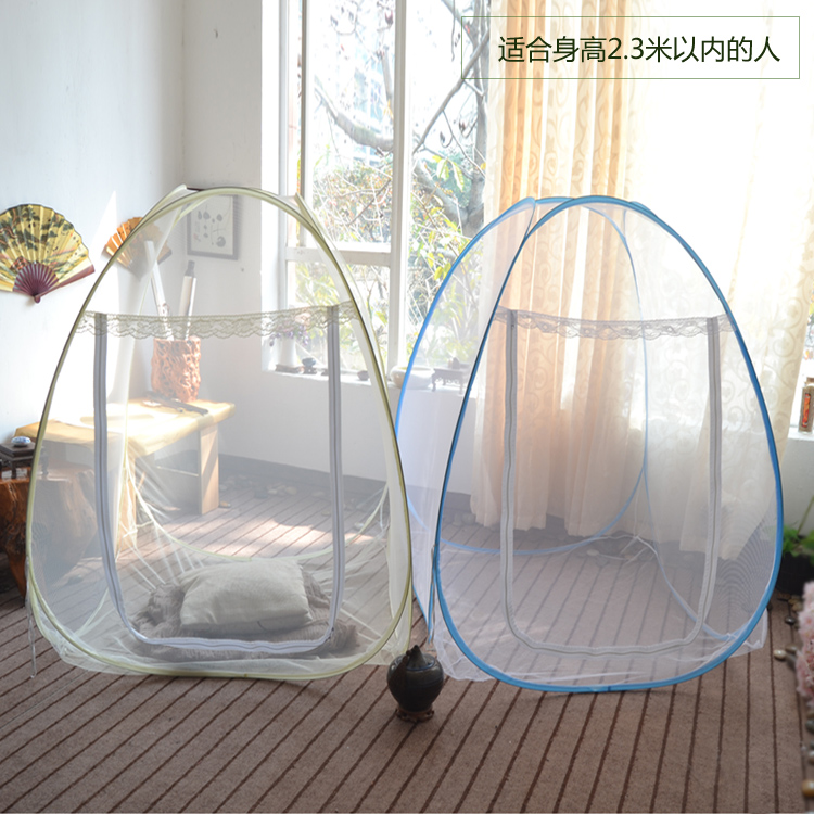Thiền lưới thiền đơn lưới chống muỗi độ ẩm trong nhà và ngoài trời thiền yoga lều gấp lều nâng cấp - Lưới chống muỗi các kiểu mùng ngủ đẹp