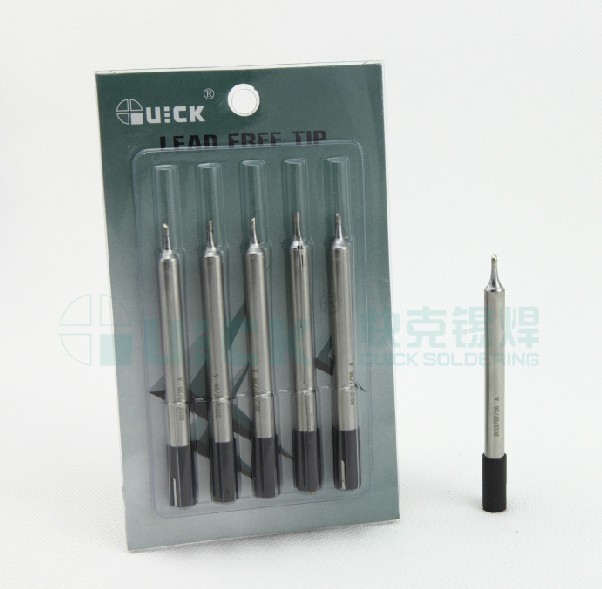 Original QUICK 303D lead-free soldering station soldering iron head welding tip QUICK 305-2C horseshoe