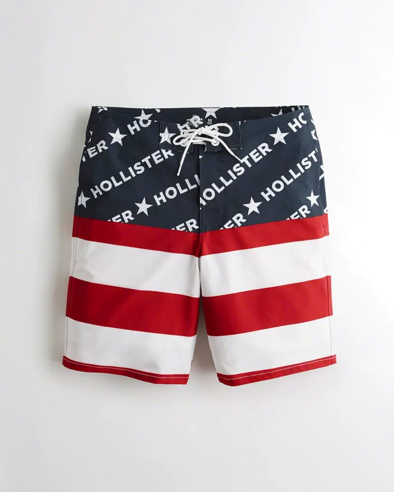 Плавательные шорты Hollister Seagulls Мужские Quick-Dry Five-point Swimming Slot Летние AF Прибрежные пляжные штаны Горячее весеннее большие размеры
