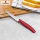 Victorinox ແທ້ຈິງ Swiss Army Knife Kitchen Knife Fruit Knife 6.7833 Black Western Knife Bread Knife Serrated Blade