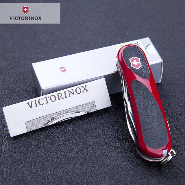 Victorinox Drymond Series Swiss Army Knife ລຸ້ນໃຫມ່ 2.4803.C ສີແດງແລະສີດໍາ ຕ້ານການເລື່ອນ 14 ຟັງຊັນ